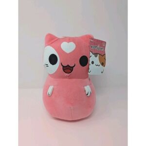 new w/tag Kleptocats Ralphie the Pink Kitty Cat Heart on Head Plush Animal